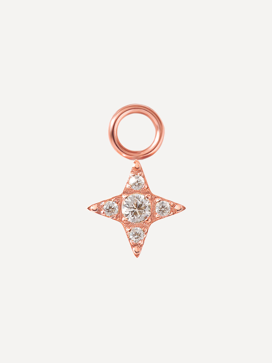 8,5x8,5mm Eternal Polaris Ohrring-Charm