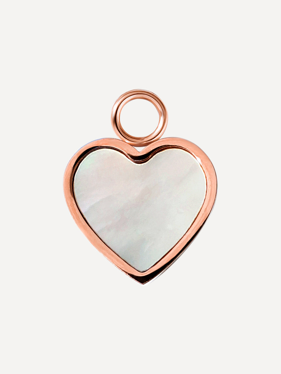 12,2x11mm Precious Heart Ohrring-Charm