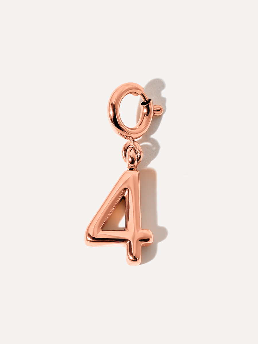 Classic Number Ketten-Charm - 4