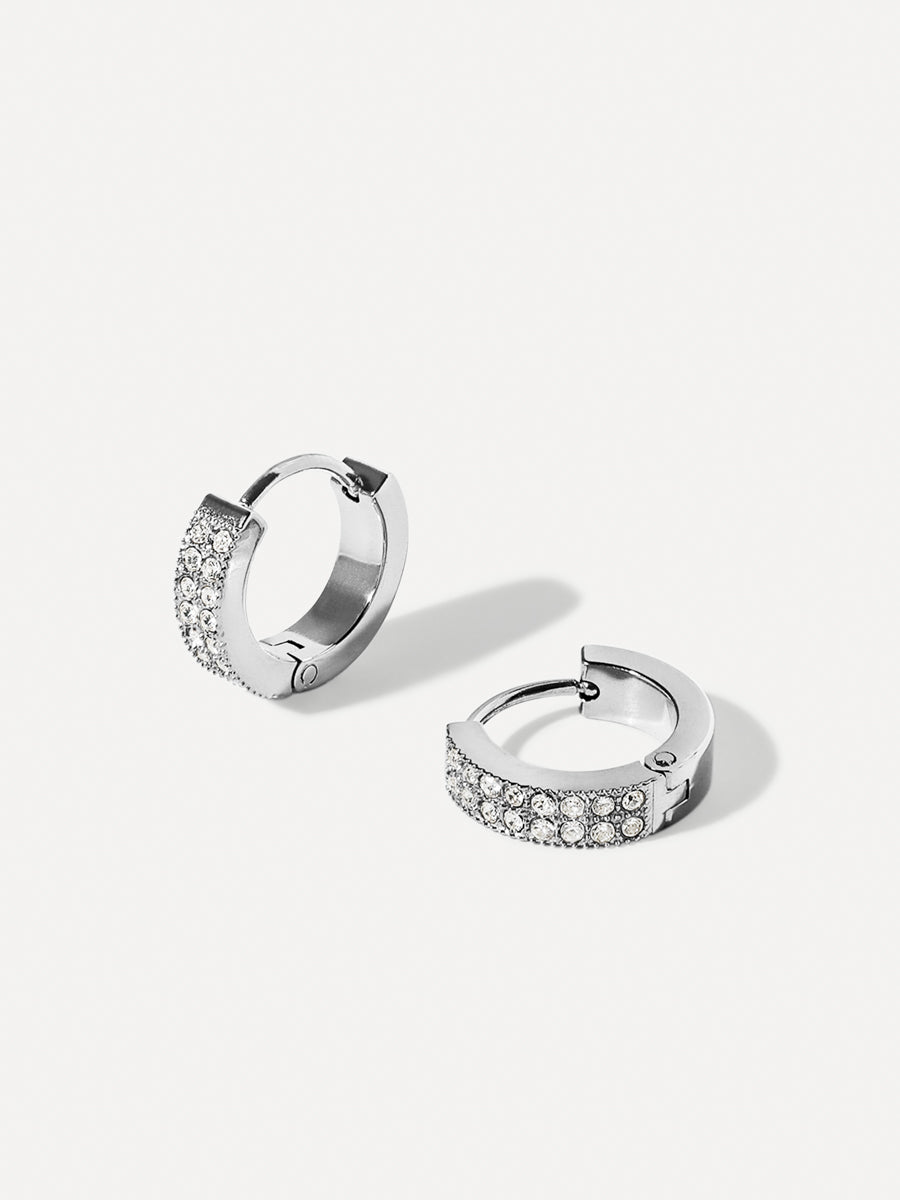 Med Starry Halo Ohrringe