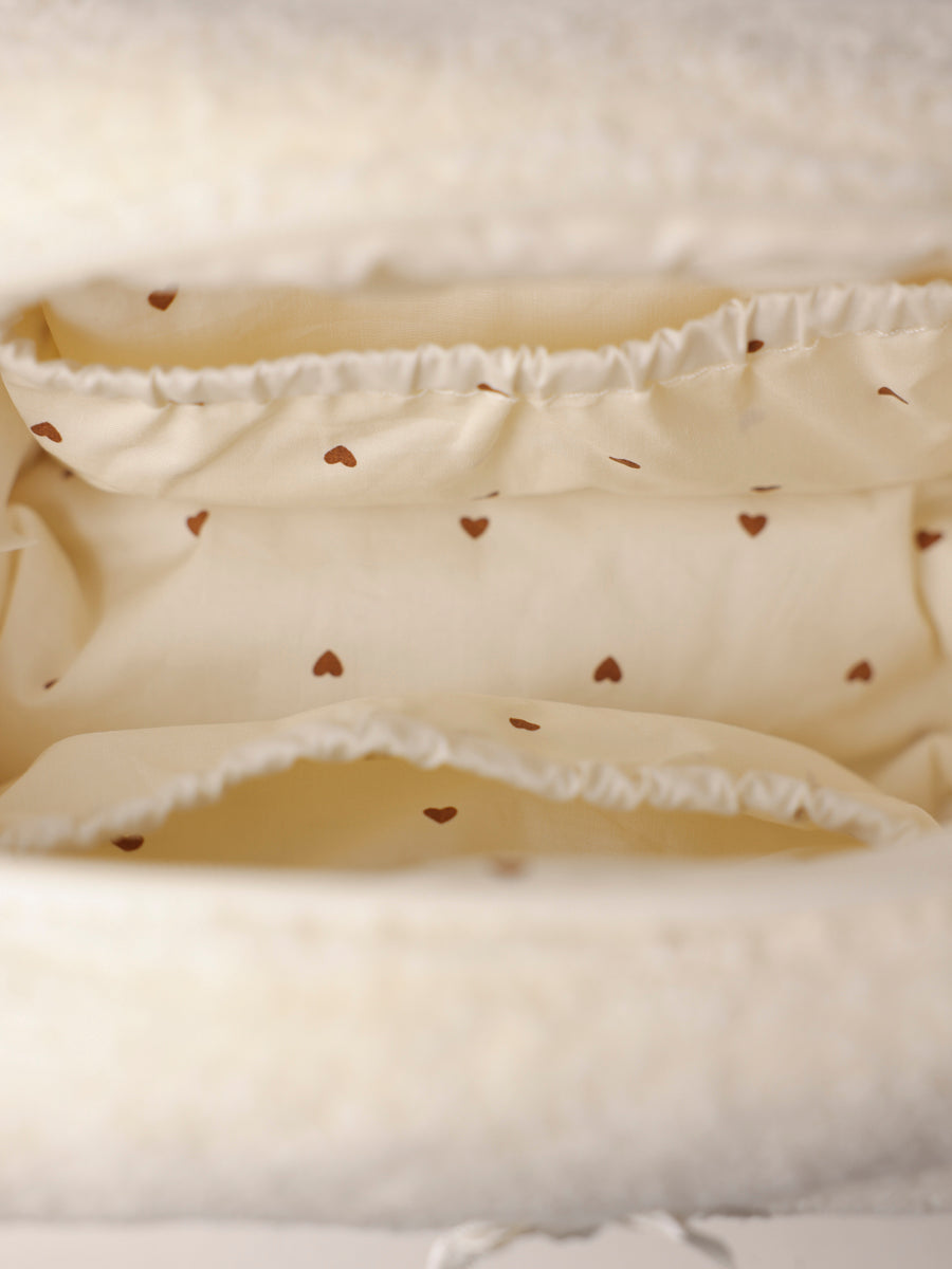 Cream Puff White Kosmetiktasche