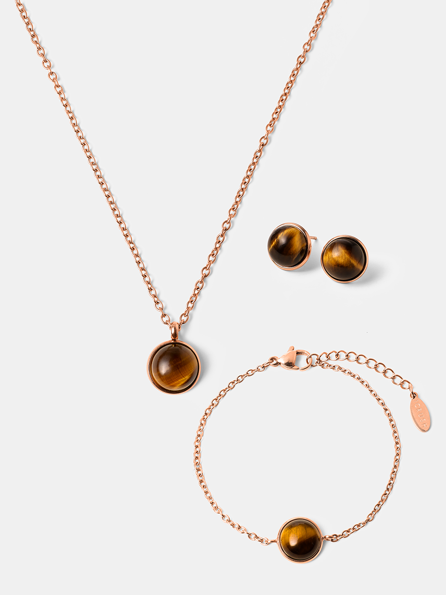 Wandering Wish Tiger's Eye Set