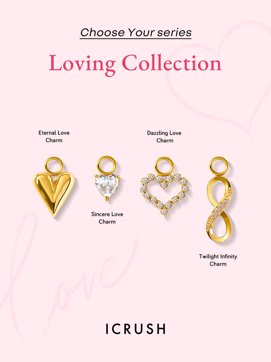 Large Hoops & Ohrring-Charms Bundle