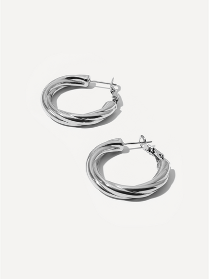 Spiral Hoop Ohrringe