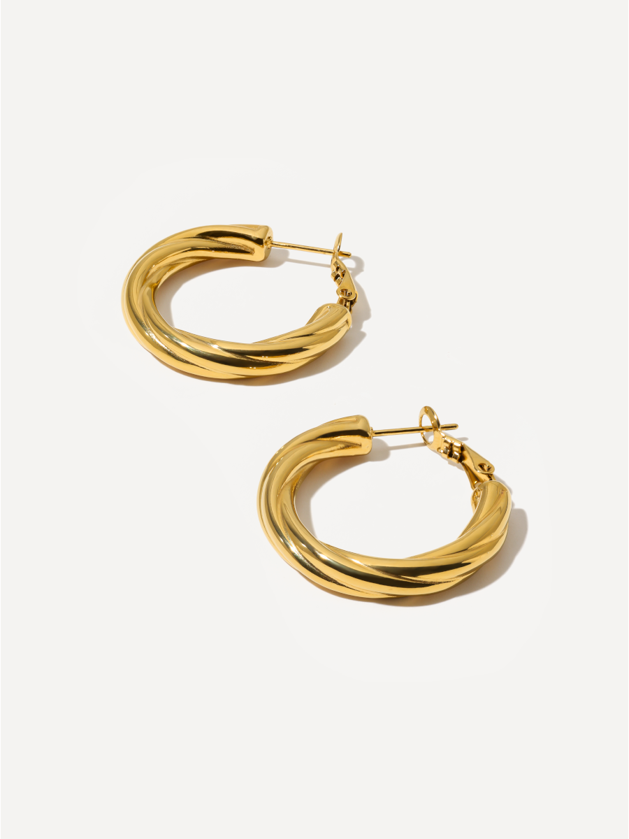 Spiral Hoop Ohrringe