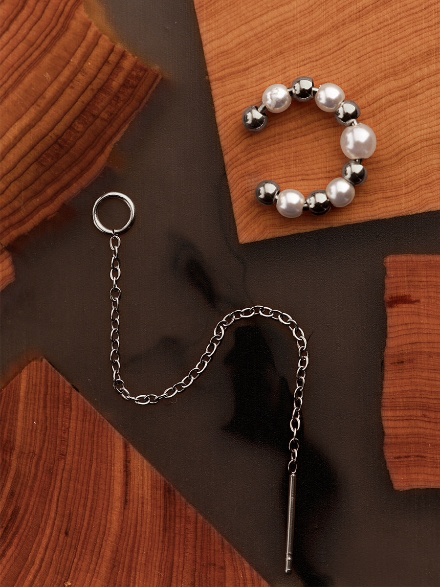 Pearl Stream Earcuff