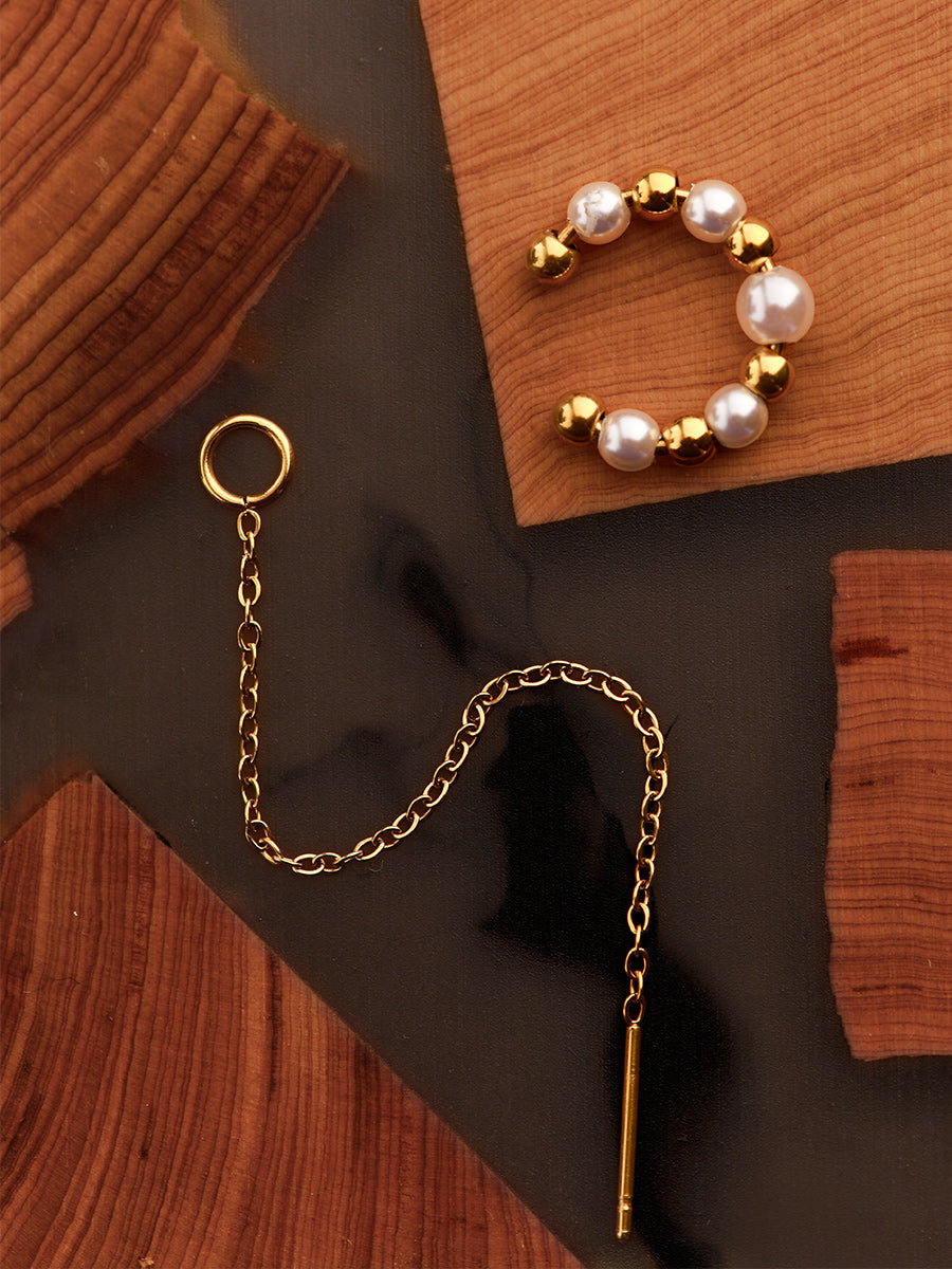 Pearl Stream Earcuff