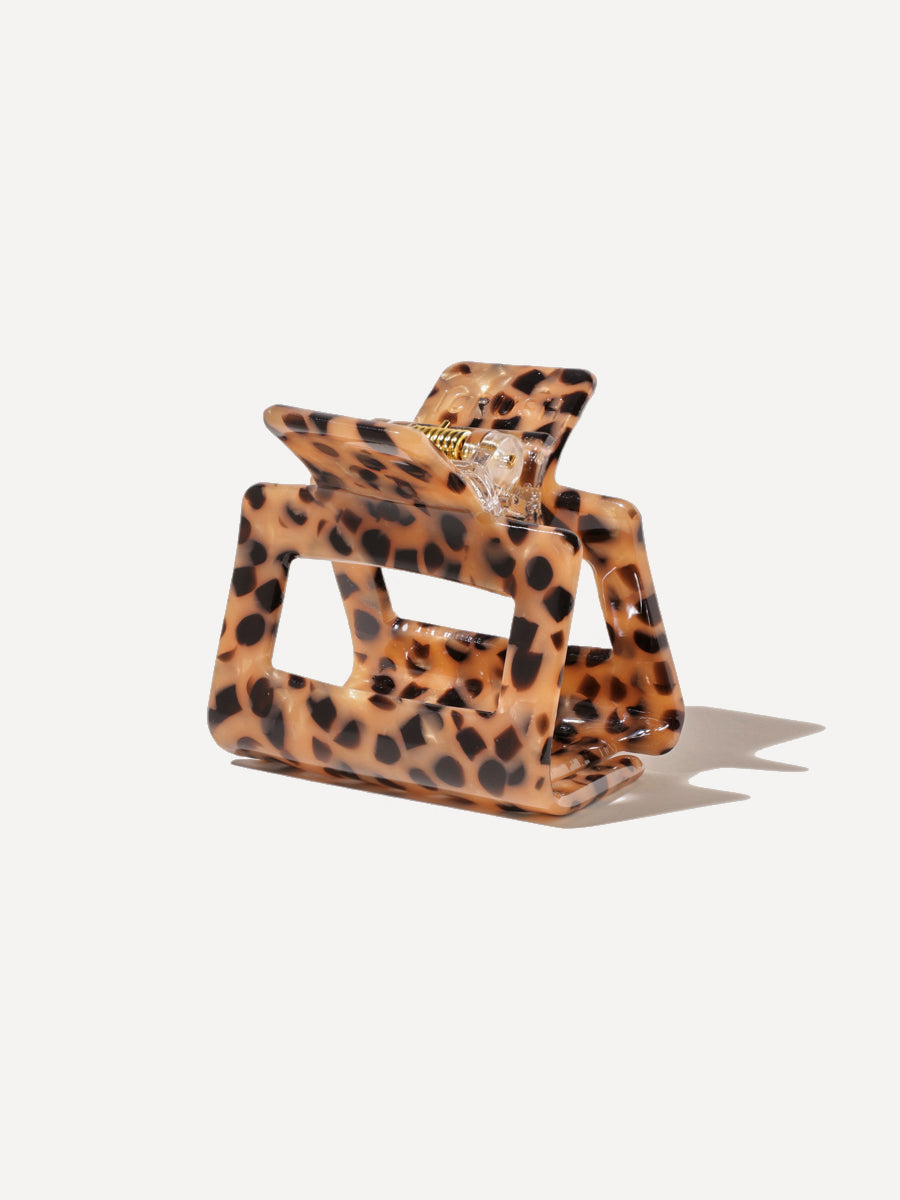 Classic Frame Haarklammer Leopard