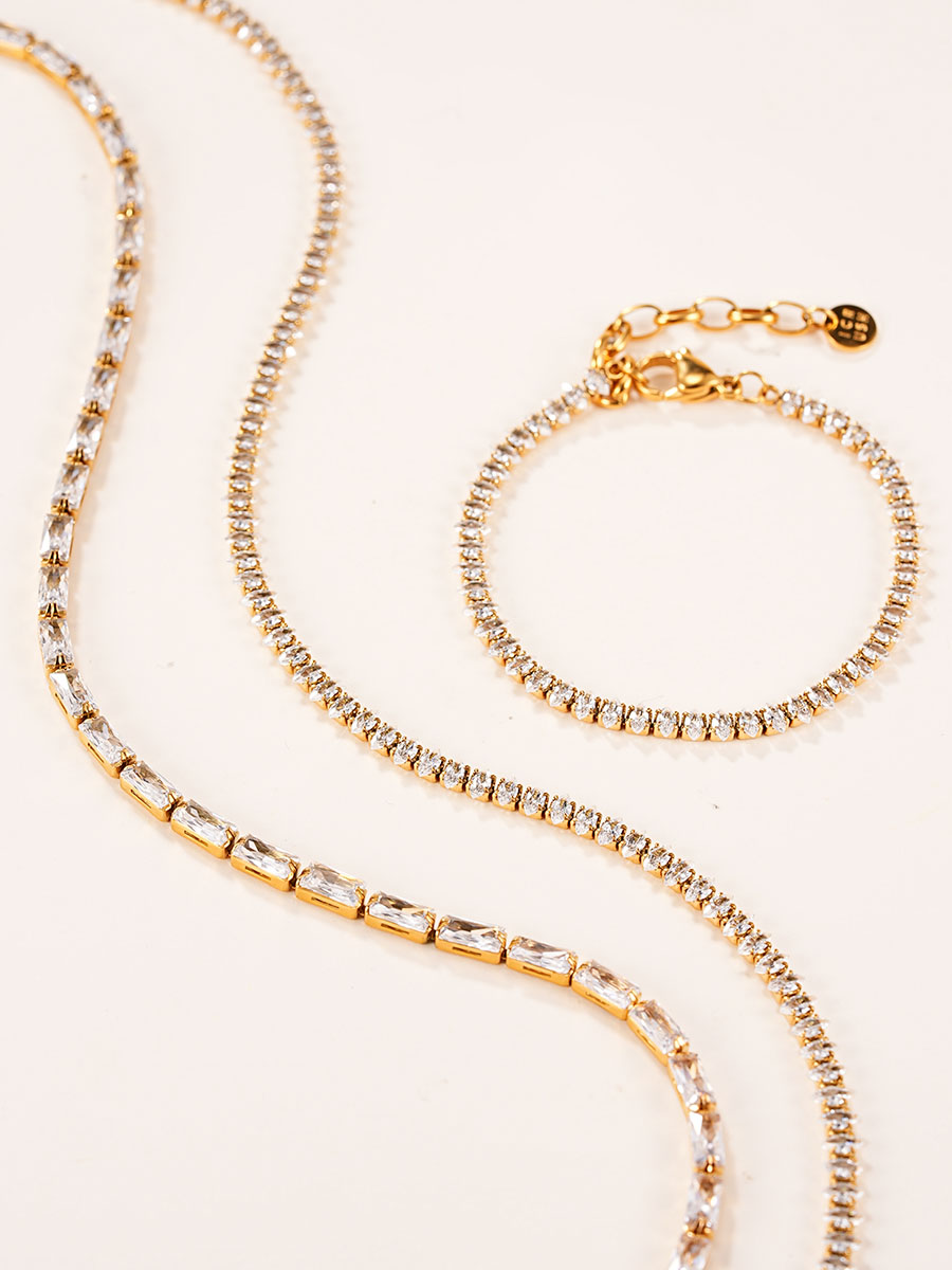 Rectangle Shining Kette