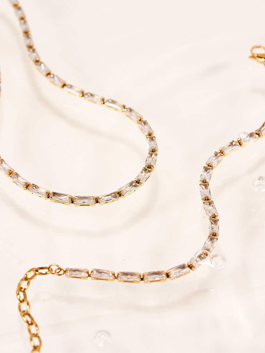 Rectangle Shining Kette