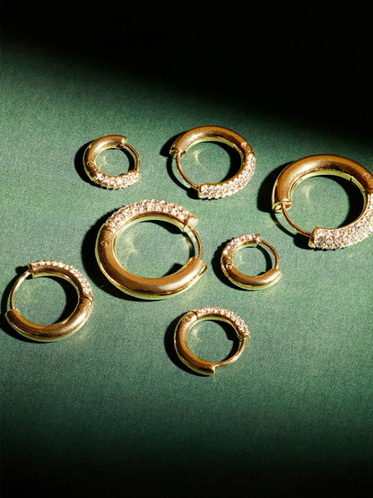 Twinkle Split Ohrringe Set Gold