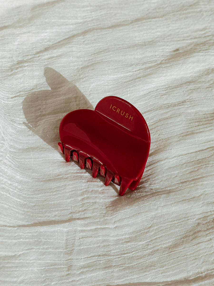 Crimson Heart Haarklammer Burgundy Red