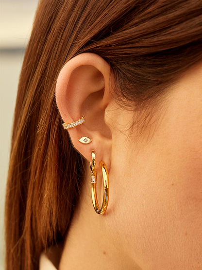 30mm GLOSSY HOOPS OHRRINGE