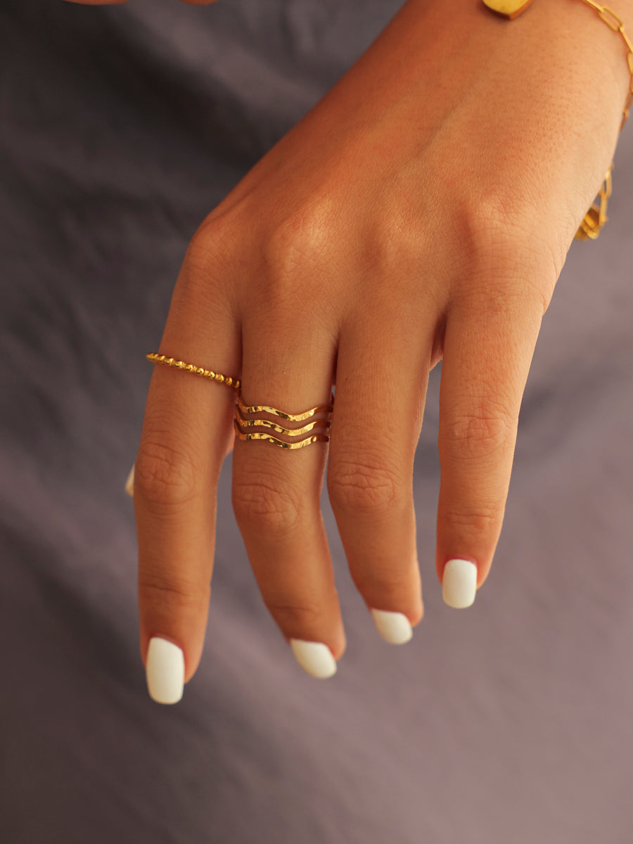 Cheery Wave Ring
