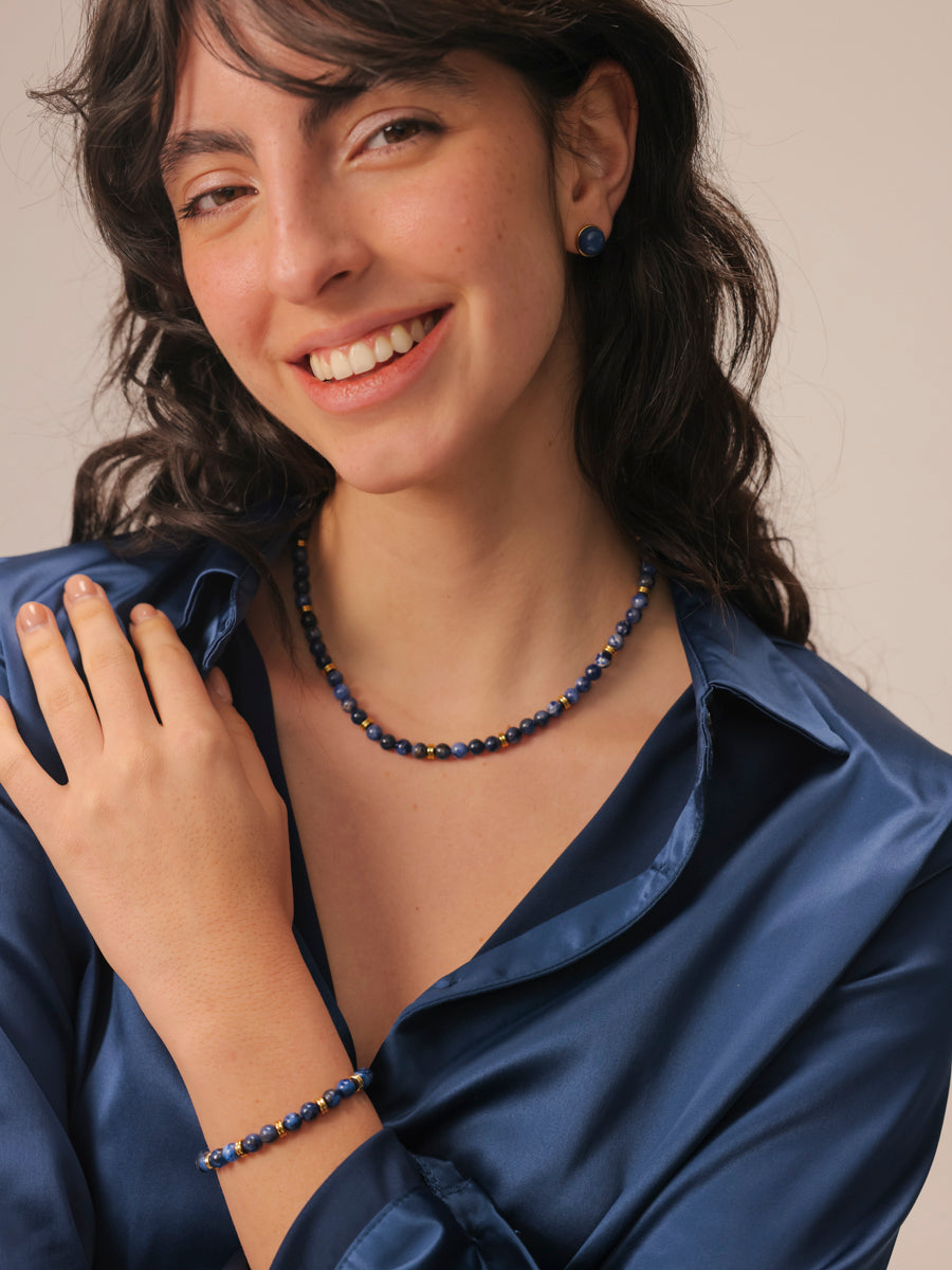 Enchanted Moments Dark Blue Kette