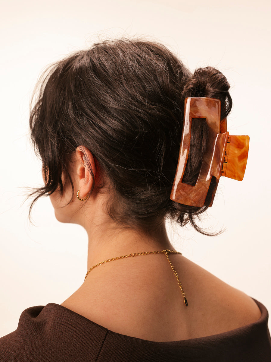 Elegant Ease Haarklammer Amber Brown