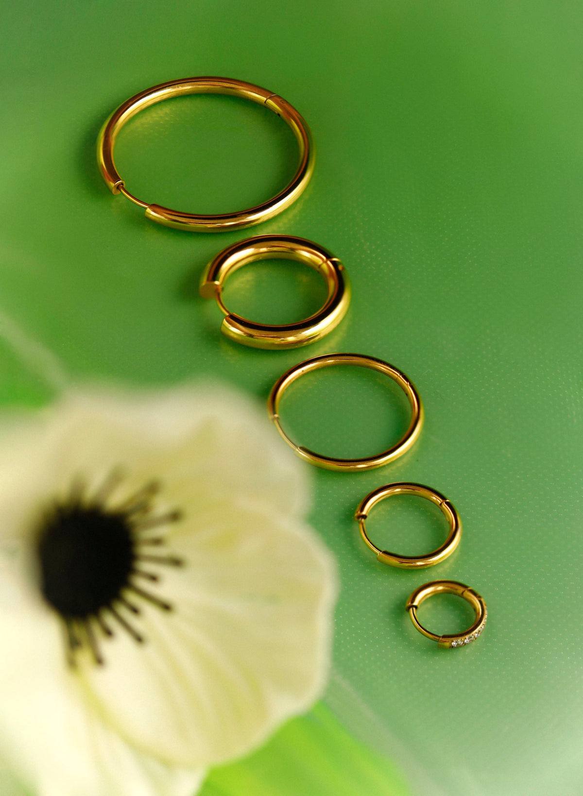 24mm SLIM HOOP MEDIUM OHRRINGE