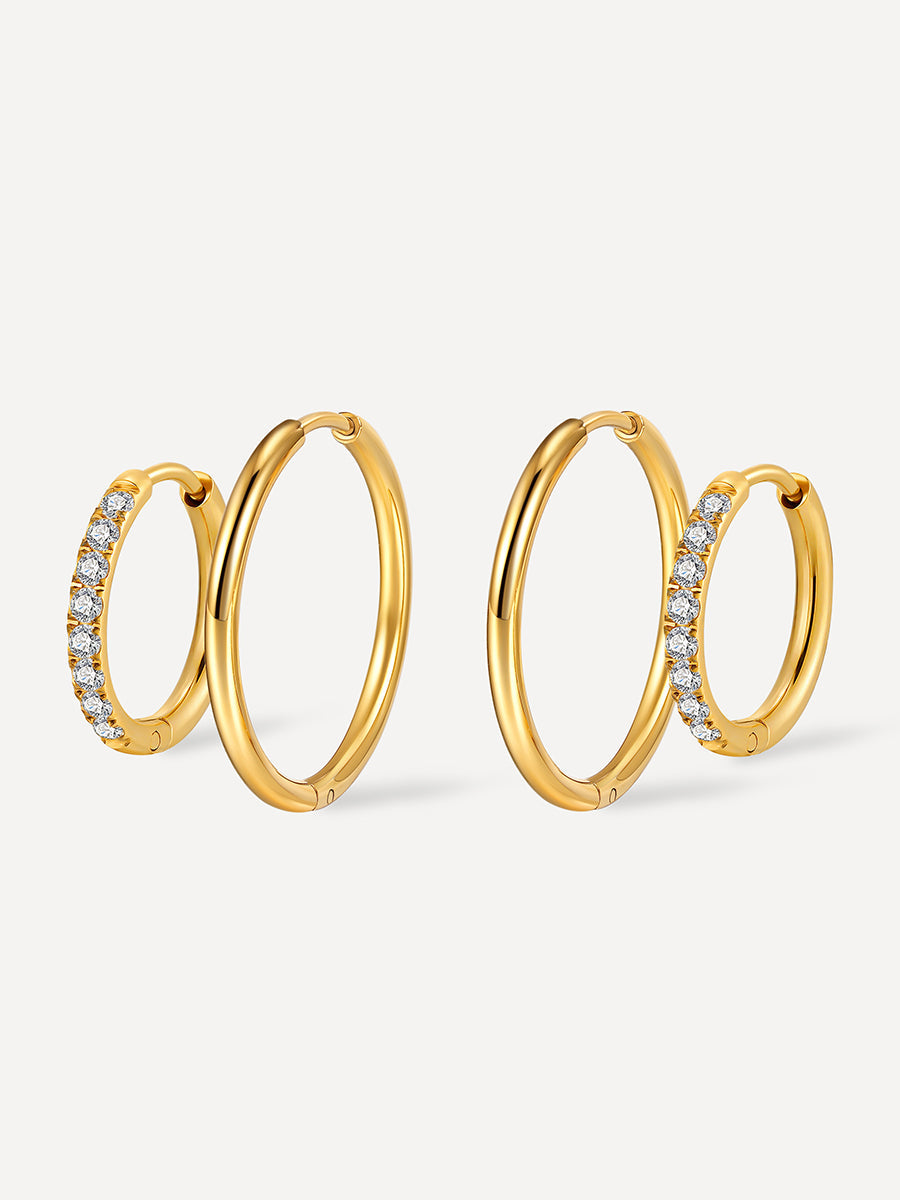 Glow & Grit Ohrringe Set