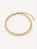 Double Layer Snake Bone FUSSKETTCHEN