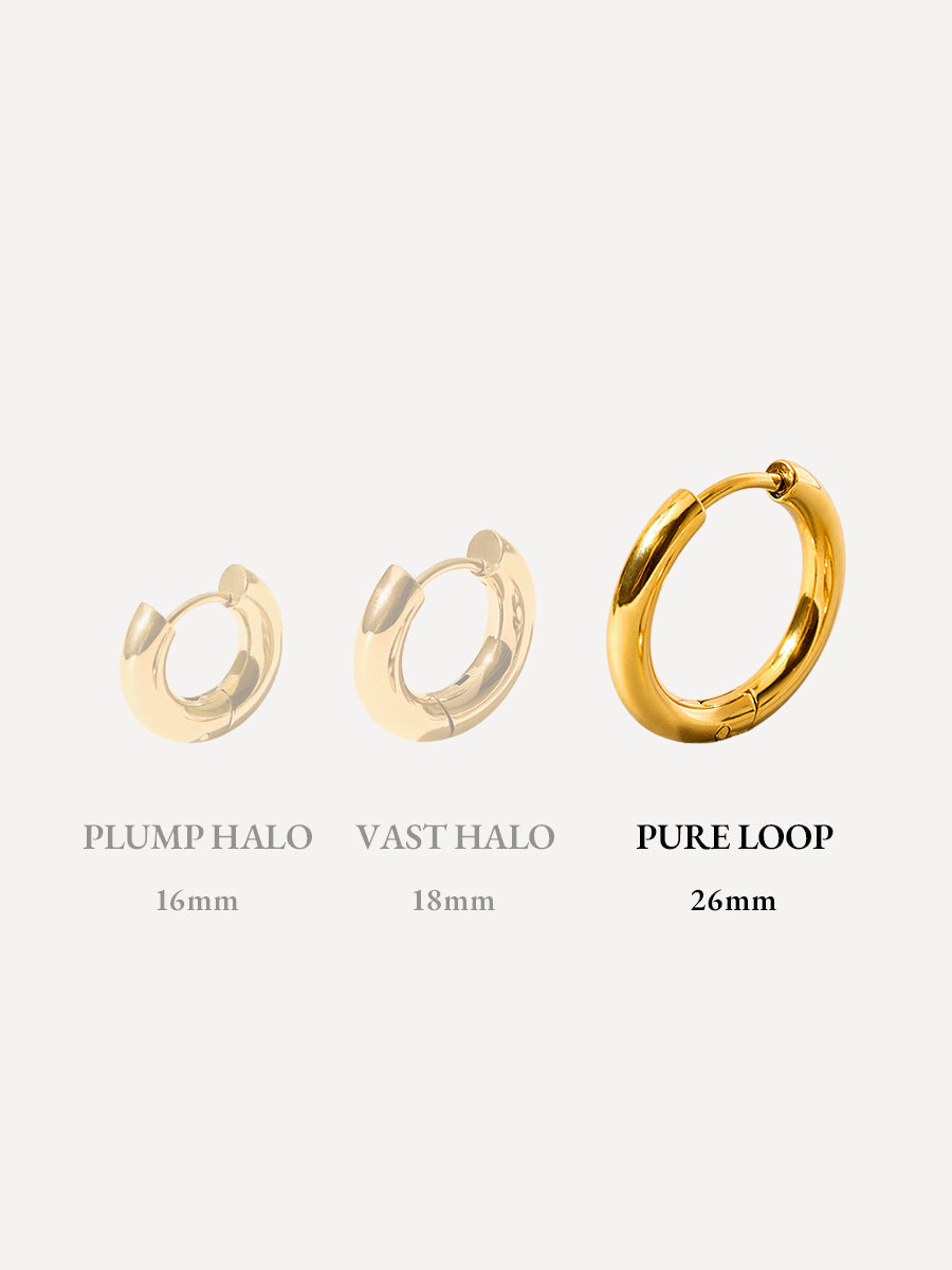 26mm Pure Loop Ohrringe