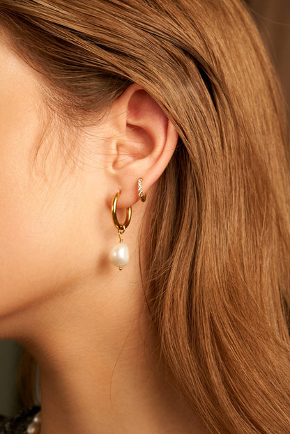 12mm CRYSTALIZED SHINE HOOP SMALL Ohrringe