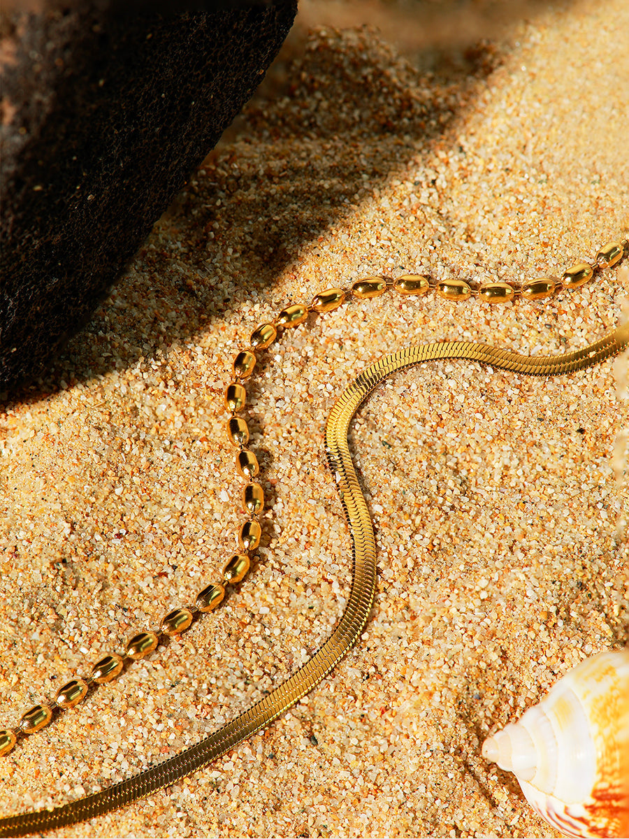 Double Layer Snake Bone FUSSKETTCHEN