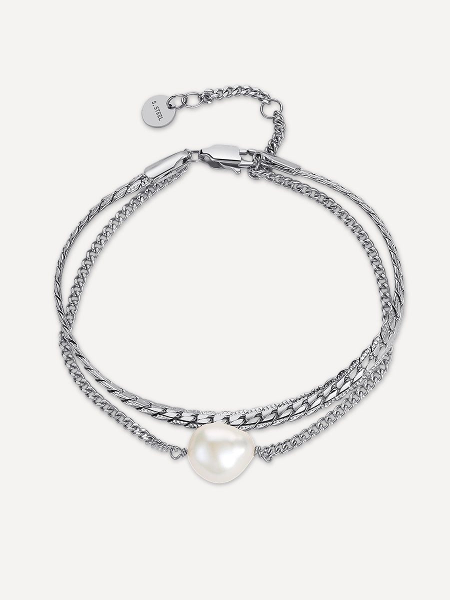 Modern Pearl Armband
