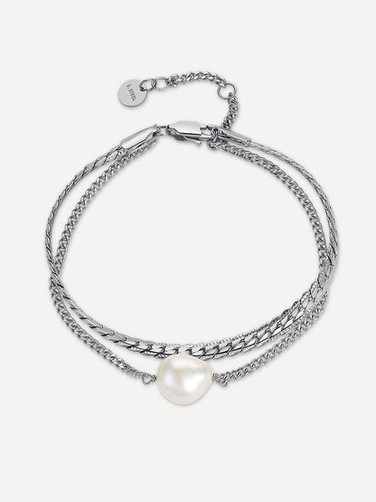 Modern Pearl Armband
