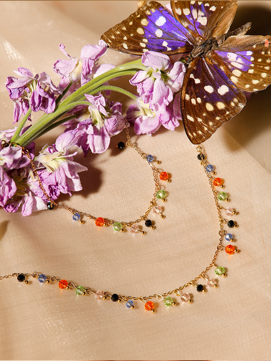 Bunt Stone Kette