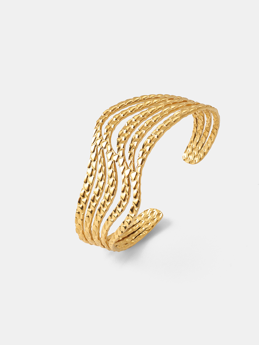 Graceful Ripple Armcuff