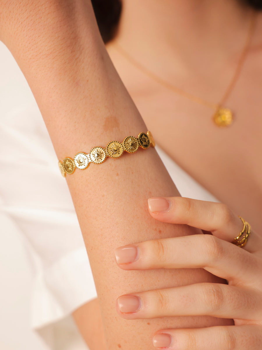 Sunray Disc Armcuff