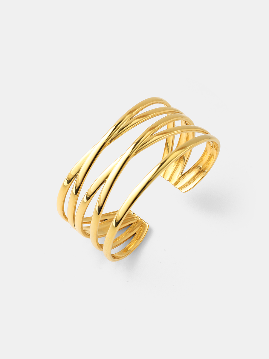 Airy Interwoven Armcuff
