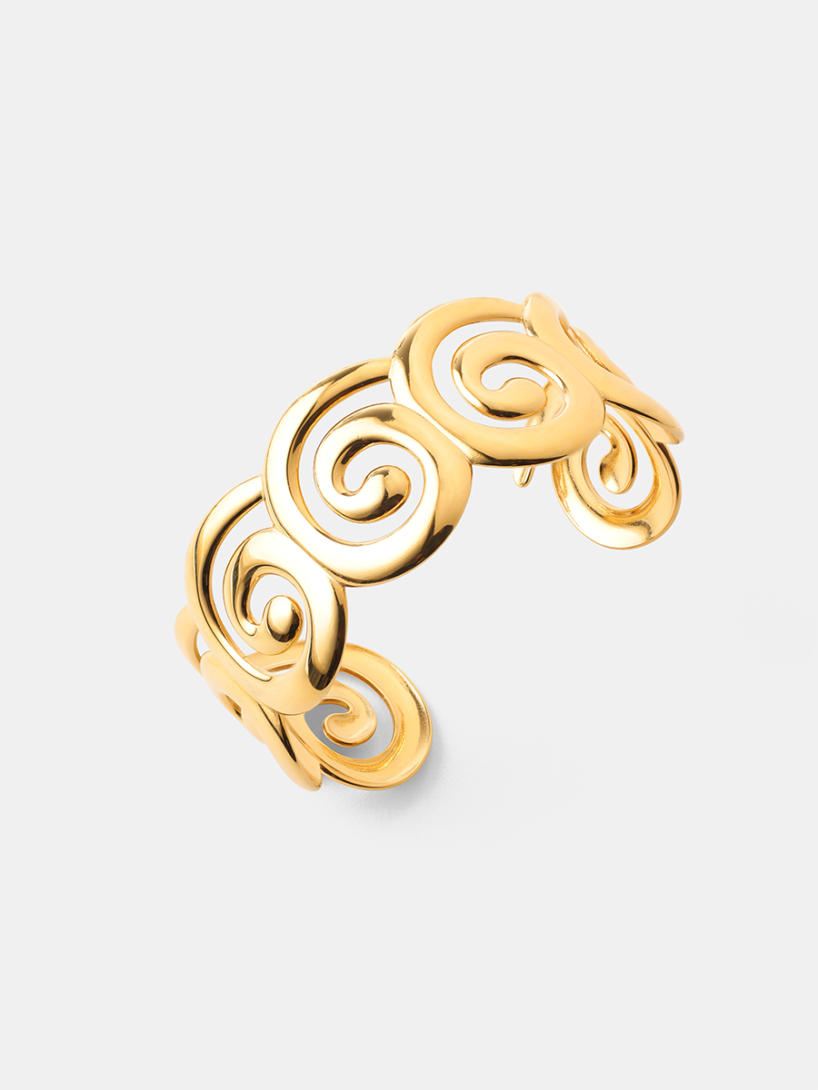 Spiral Elegance Armcuff
