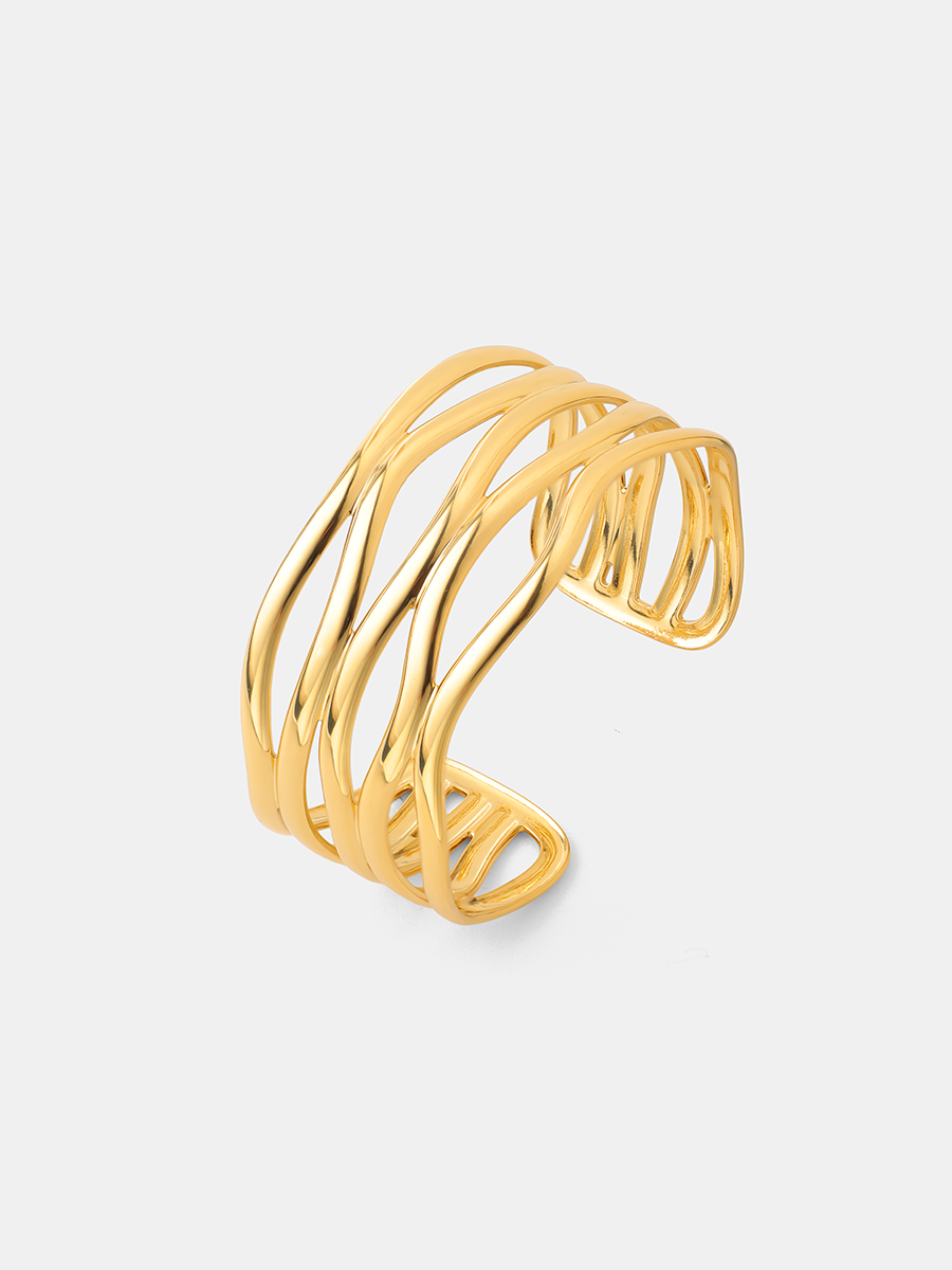 Crisscross Line Armcuff