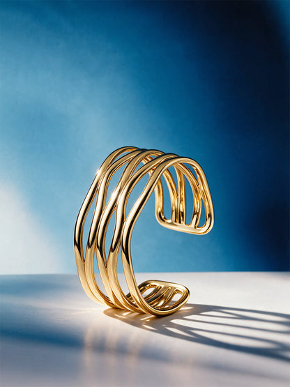 Crisscross Line Armcuff