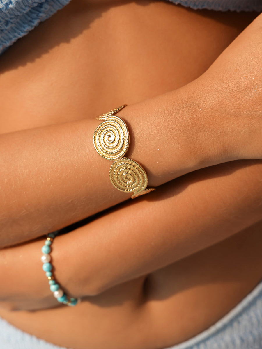 Ripple Spiral Armcuff