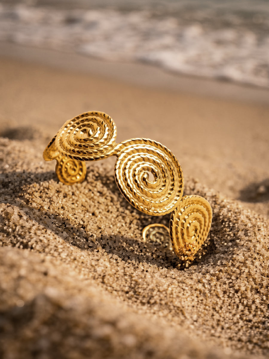 Ripple Spiral Armcuff