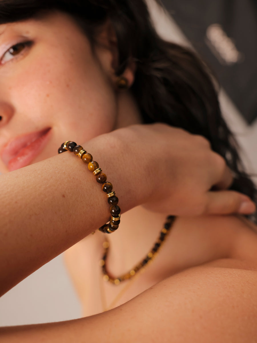 Enchanted Moments Tiger's Eye Set