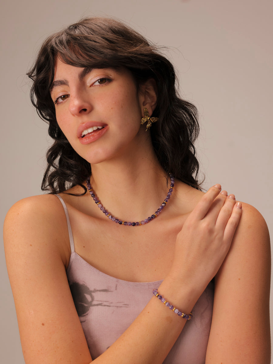 Enchanted Moments Purple ARMBAND