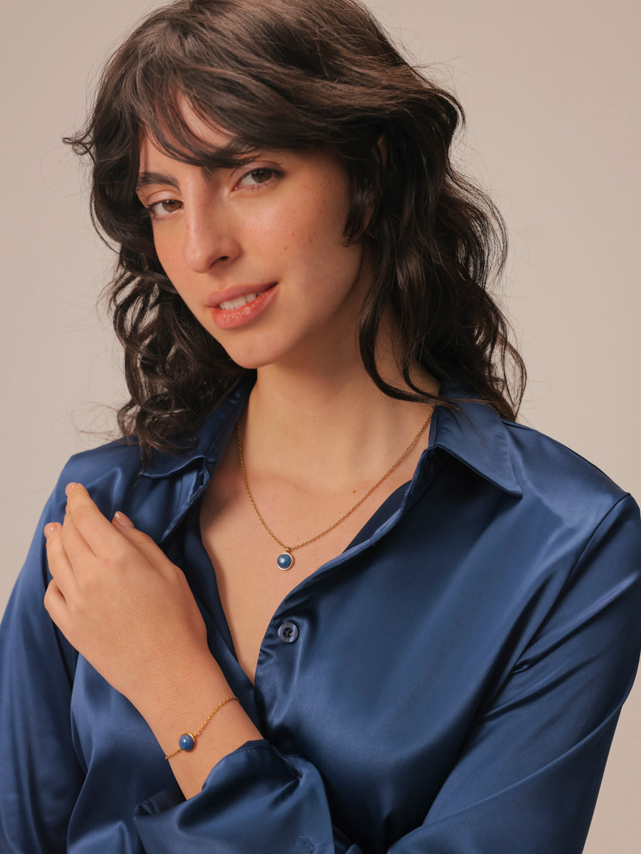 Wandering Wish Dark Blue ARMBAND