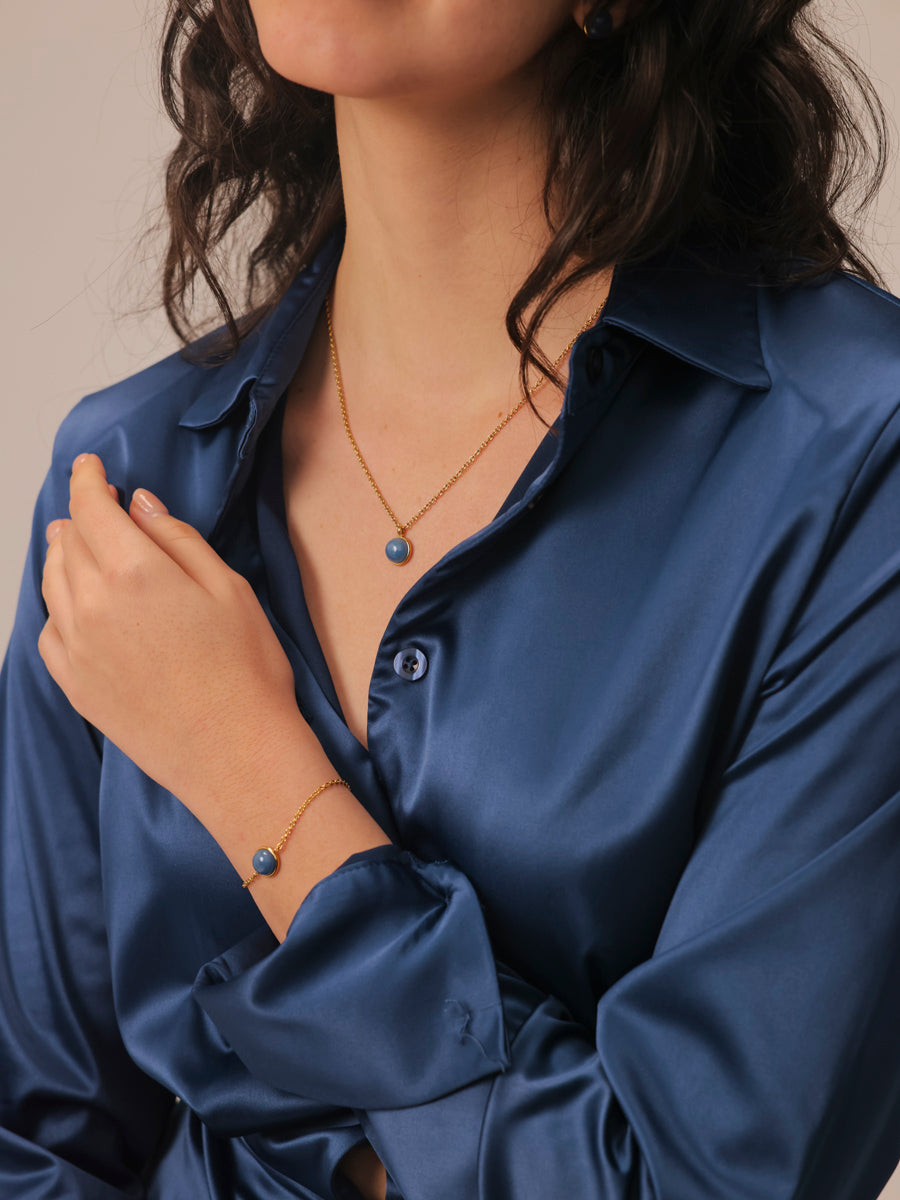 Wandering Wish Dark Blue ARMBAND