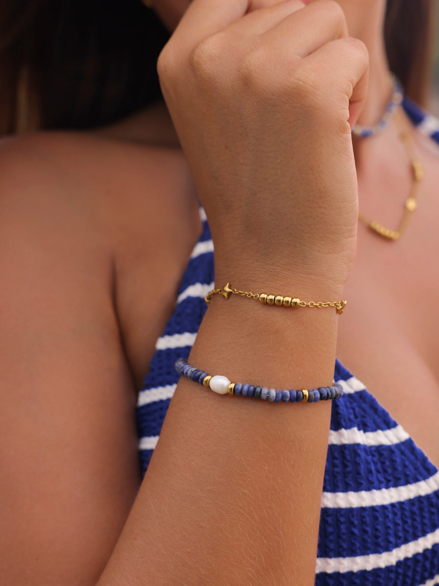 Pearl Dawn Dark Blue ARMBAND