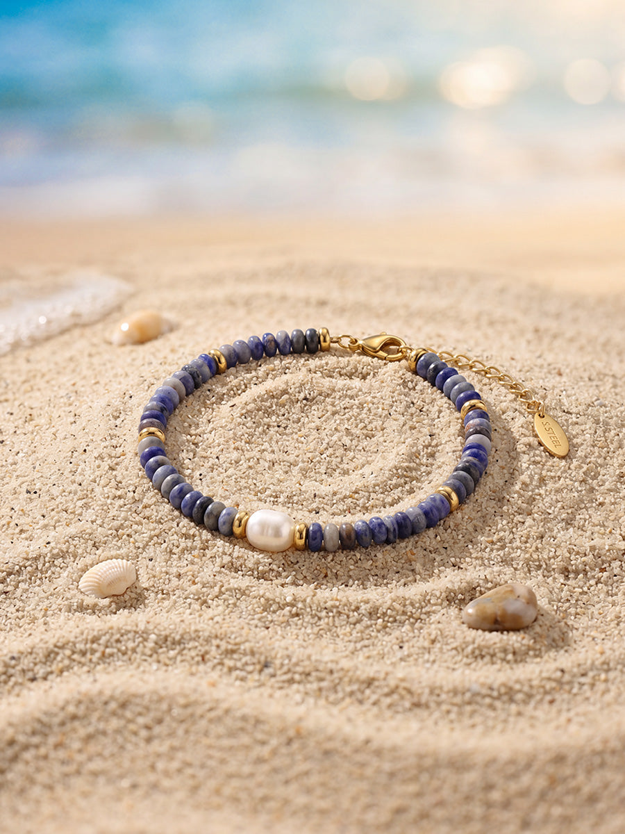 Pearl Dawn Dark Blue ARMBAND