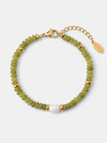 Pearl Dawn Dark Green ARMBAND