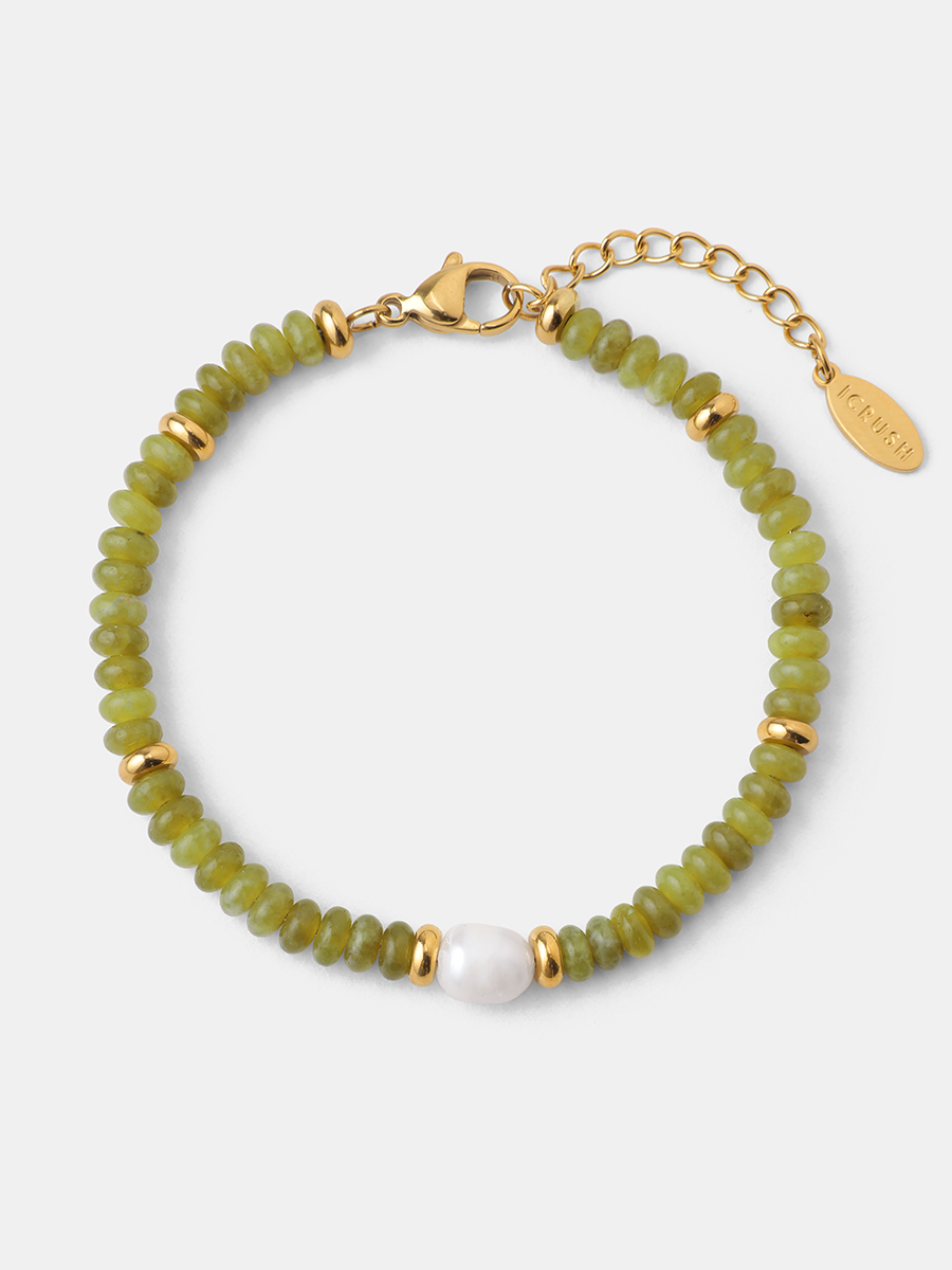 Pearl Dawn Dark Green ARMBAND