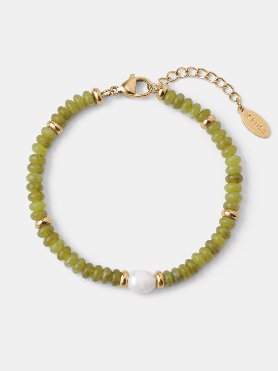 Pearl Dawn Dark Green ARMBAND