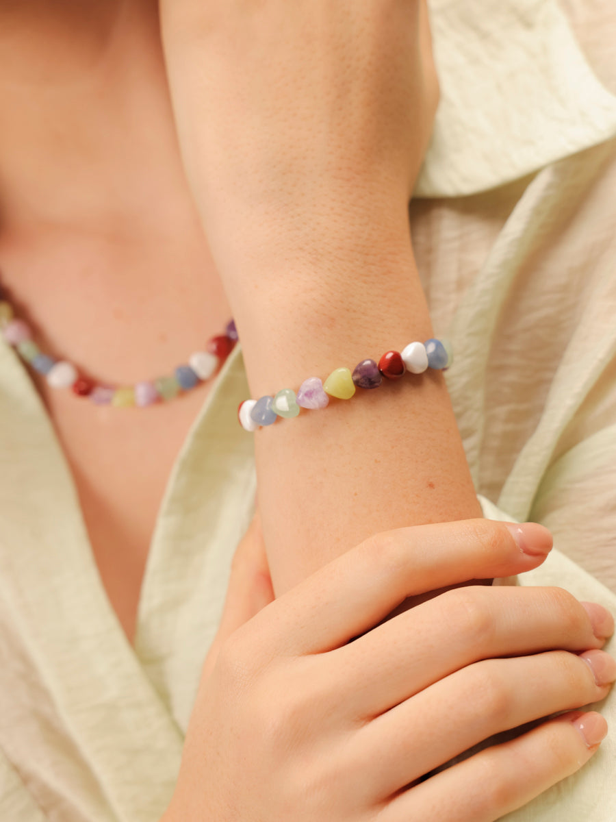 Rainbow Heart Set