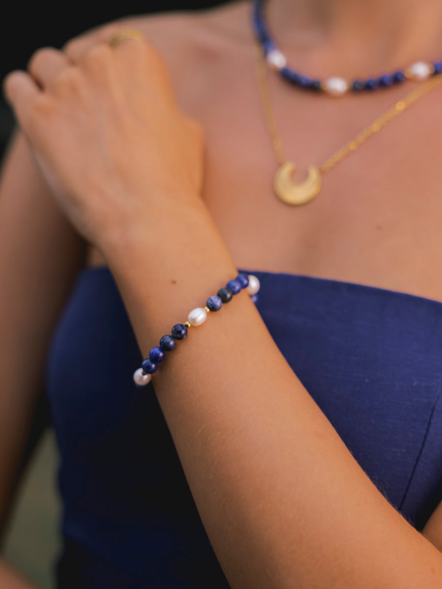Dawn Pearl Dark Blue Set