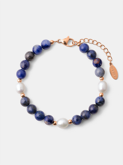 Dawn Pearl Dark Blue ARMBAND
