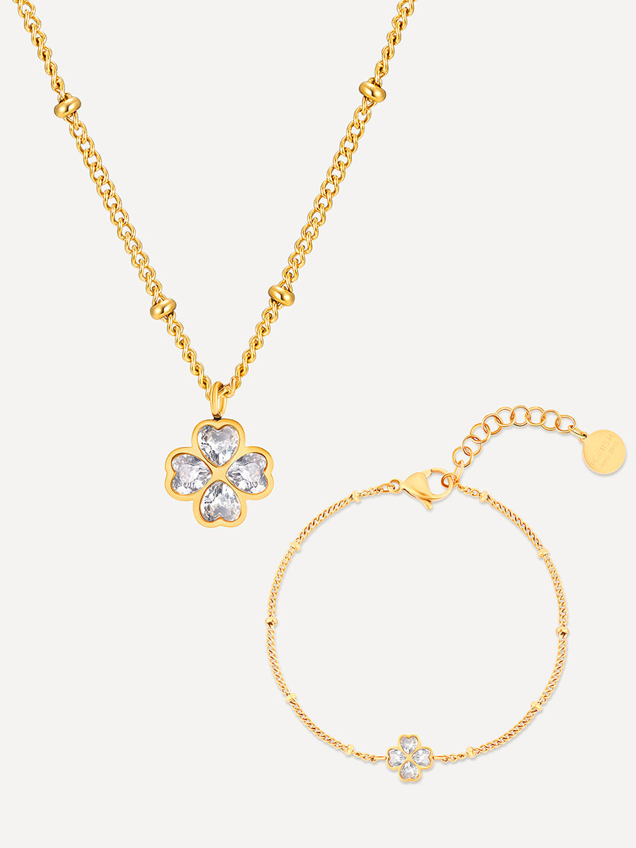 Fourleaf Clover Set GOLD